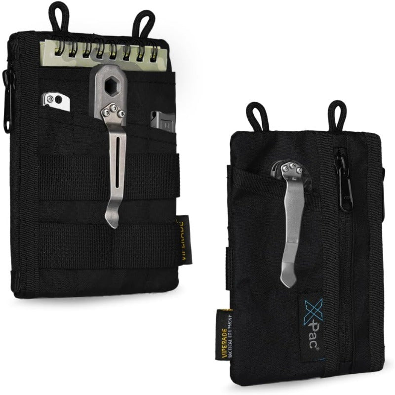 VE16N Tactical EDC Pouch for Men – Slim Organizer Wallet with YKK Zippers & X-Pac Fabric | Compact Multitool Carry