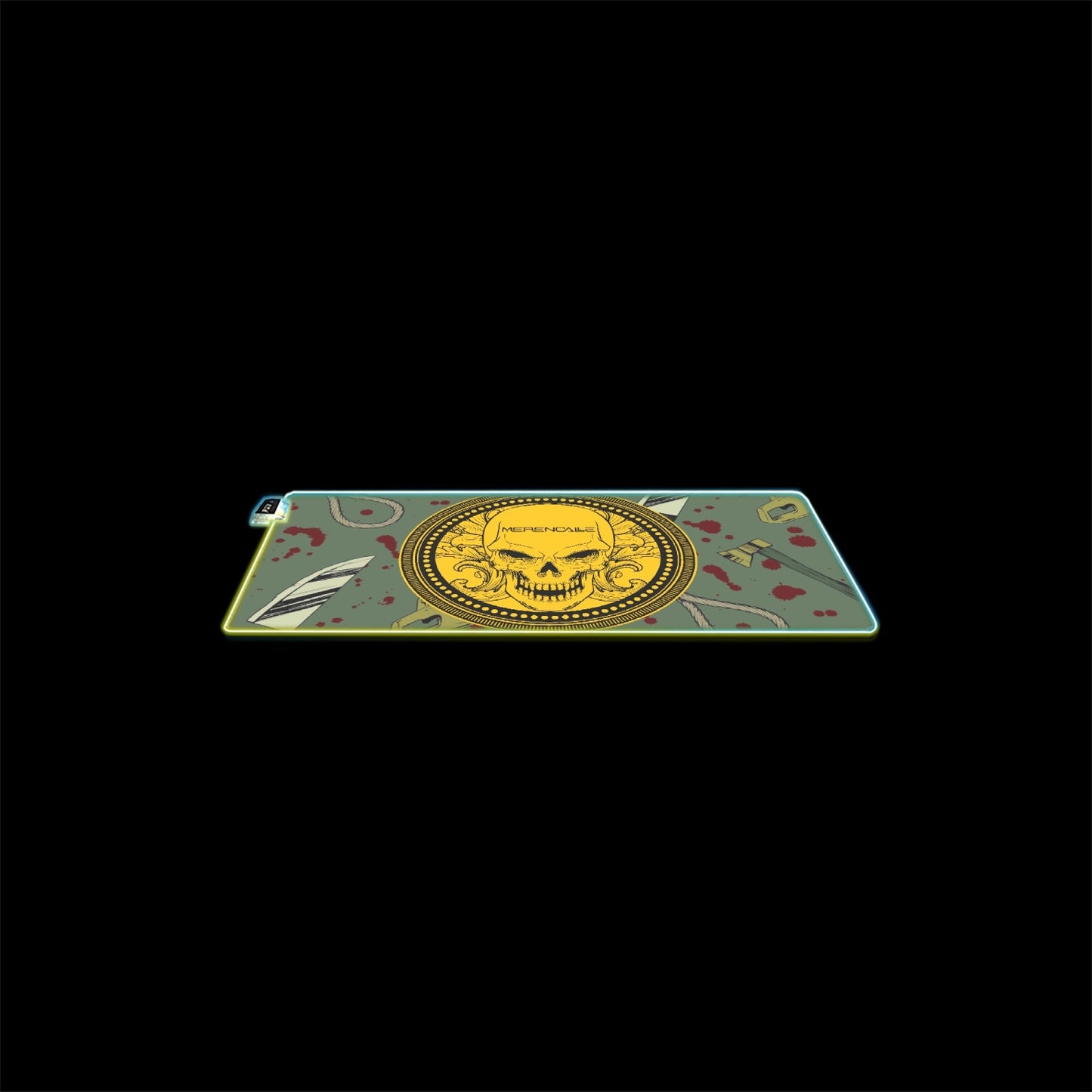 Merencalle Transparent Type LED Gaming Mouse Pad
