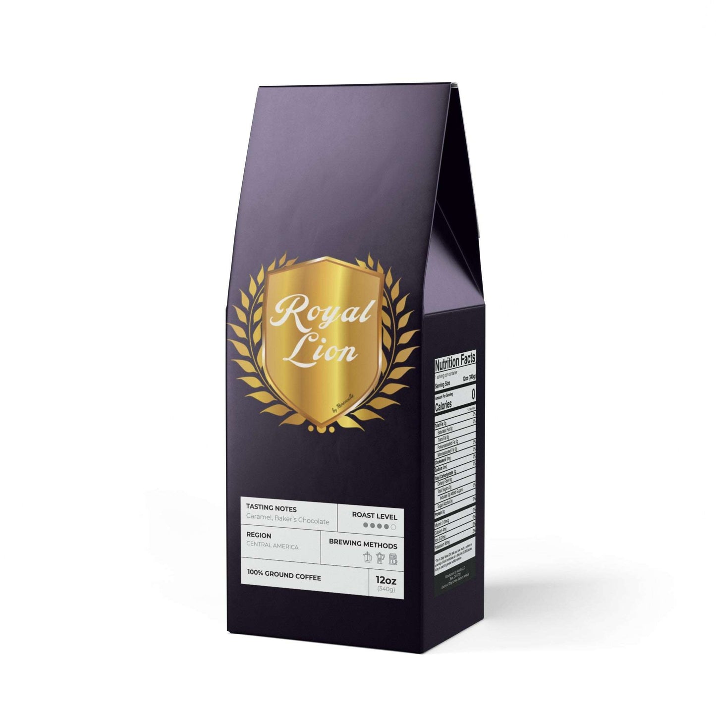 Royal Lion by Merencalle Flathead Valley Coffee Blend (Medium-Dark Roast) - Merencalle