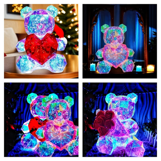 Charming LED Teddy Bear Light – USB Powered Gift