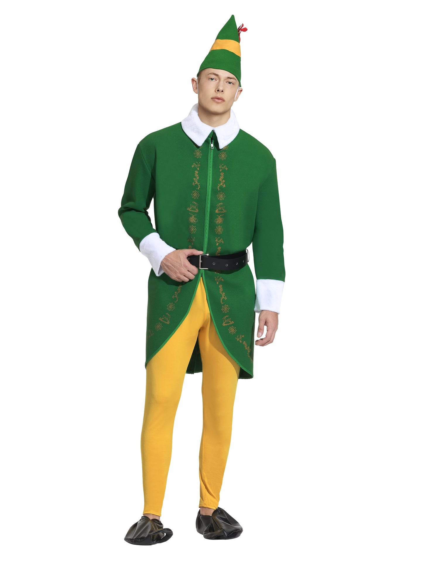 Deluxe Men's Elf Gnome Costume – Perfect for Halloween & Christmas Parties