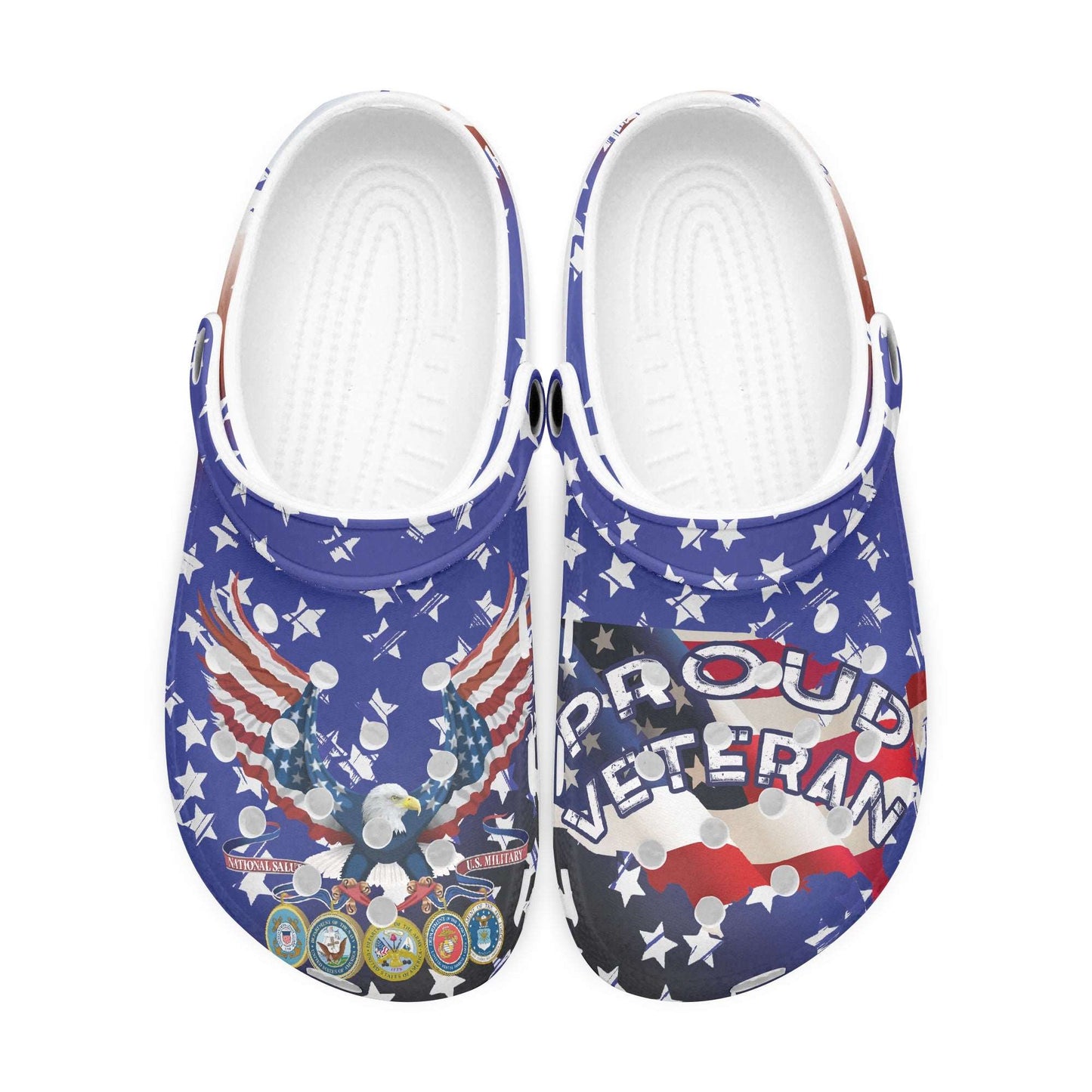 Veterans Day custom All Over Printed Clogs - Military Sale - Merencalle