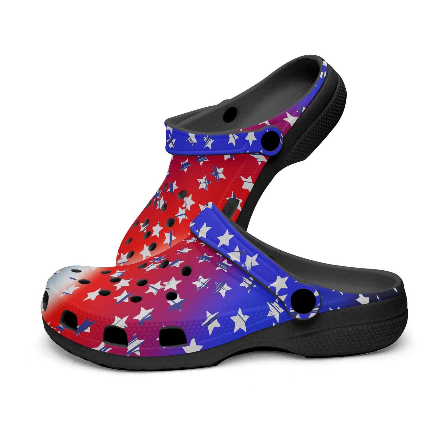 Home of the Brave custom All Over Printed Clogs - Merencalle