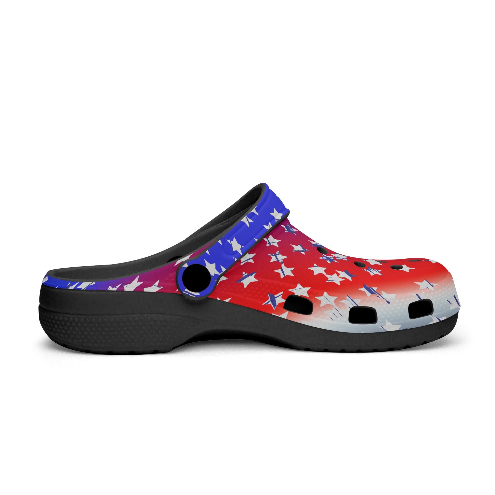 Home of the Brave custom All Over Printed Clogs - Merencalle