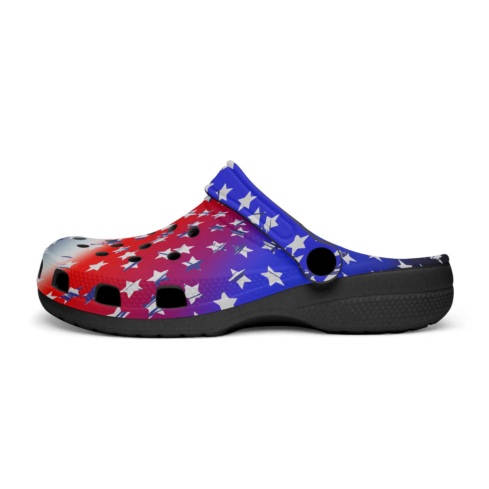 Home of the Brave custom All Over Printed Clogs - Merencalle