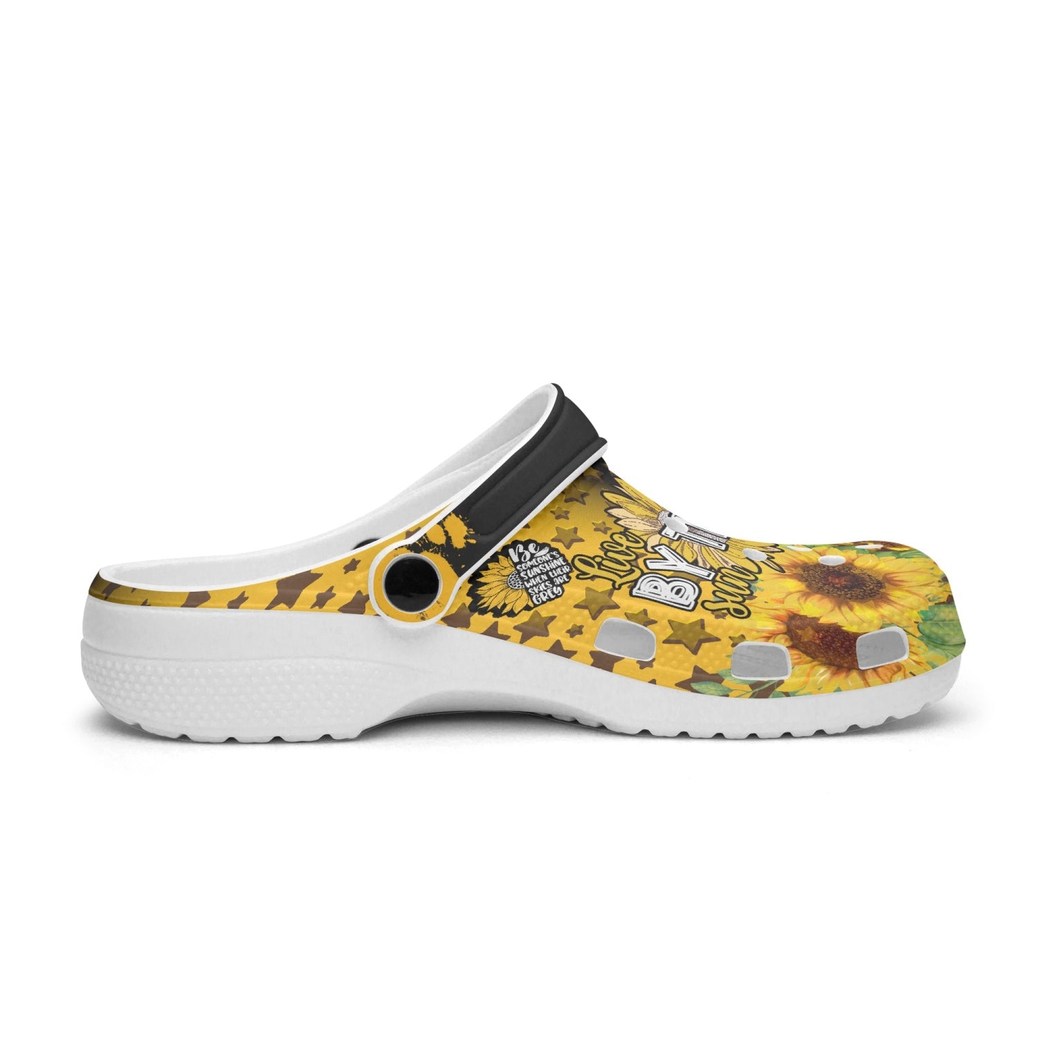 Sunflower summer fun All Over Printed Clogs - Merencalle