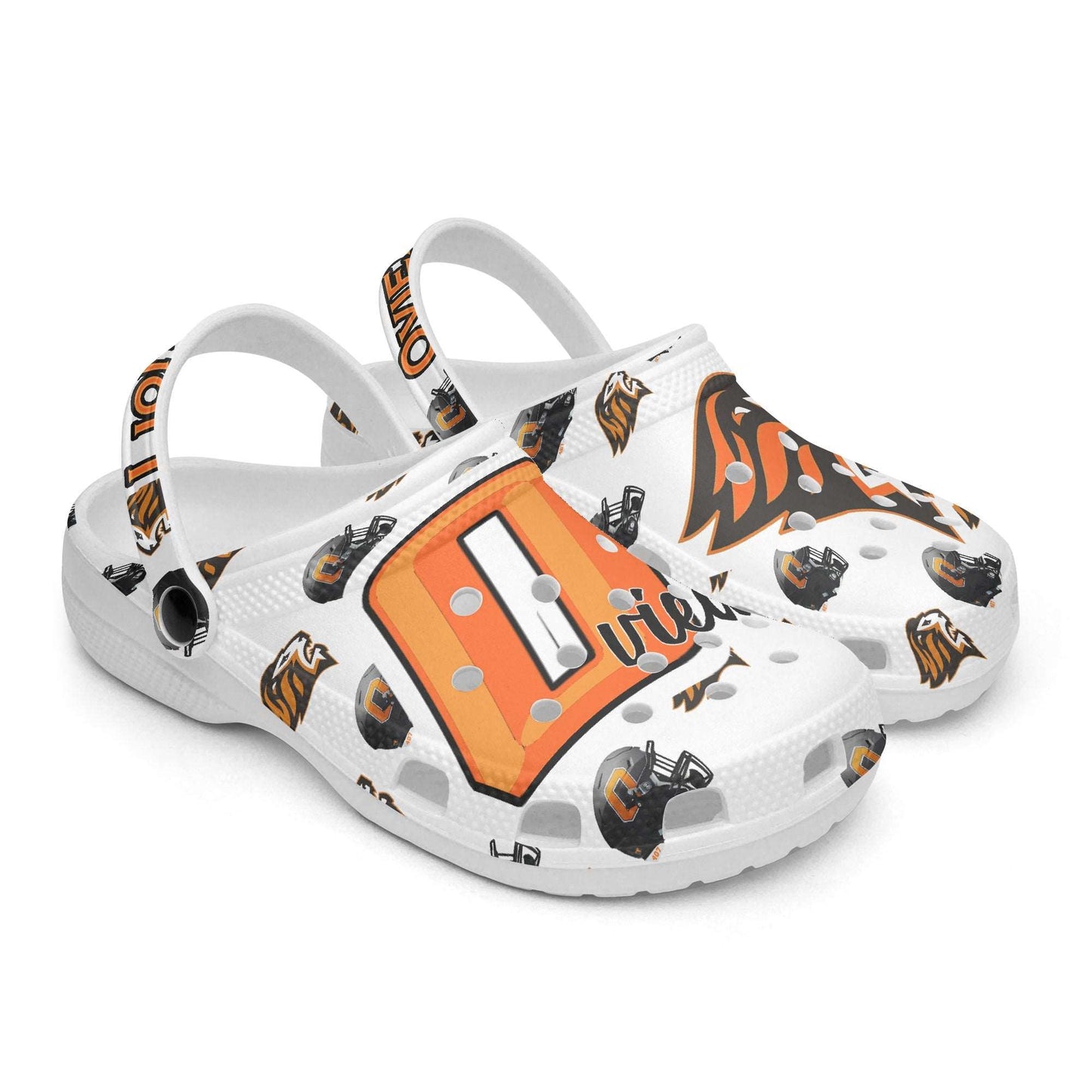 Oviedo High School in Florida Football Team All Over Printed Clogs- JTP - Merencalle