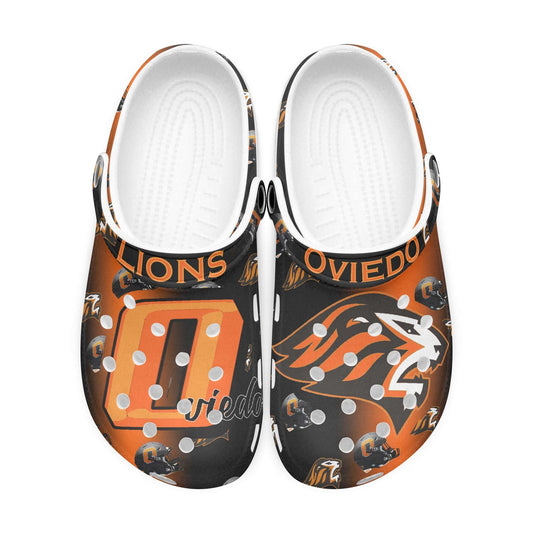 Oviedo High School in Florida Football Team All Over Printed Clogs- JTP - Merencalle