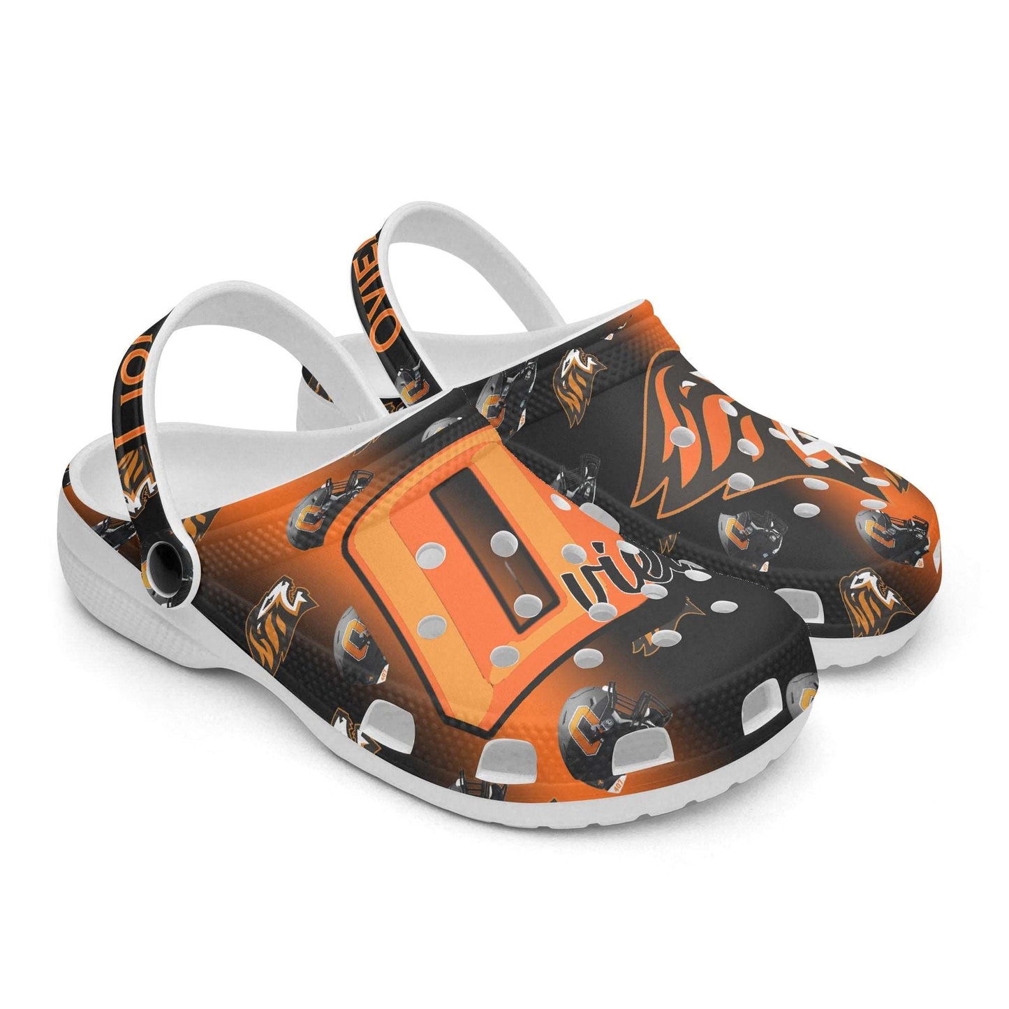 Oviedo High School in Florida Football Team All Over Printed Clogs- JTP - Merencalle