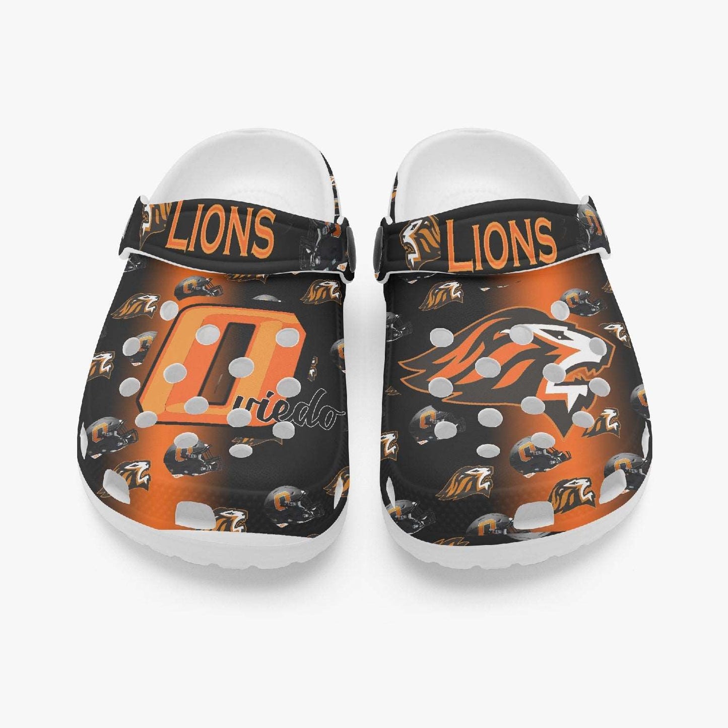 Oviedo High School in Florida Football Team All Over Printed Clogs- JTP - Merencalle